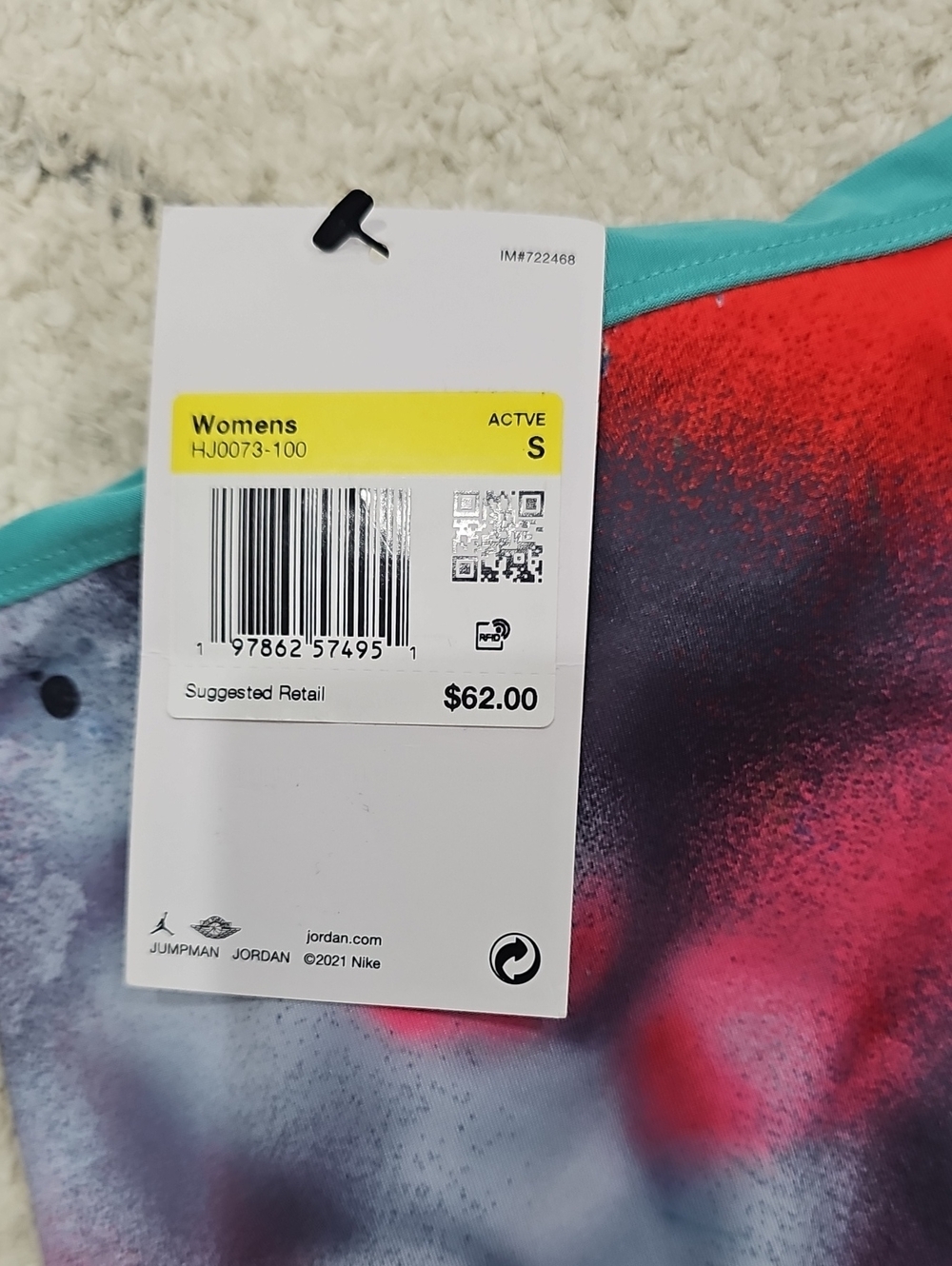 Brand New Jordan Printed Knit Skort Size Women's S SKU HJ0073 100 - Picture 7 of 9